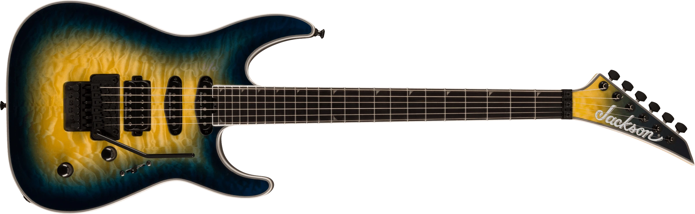 Jackson Soloist Pro Plus SLA3Q Amber Blue Burst/EB